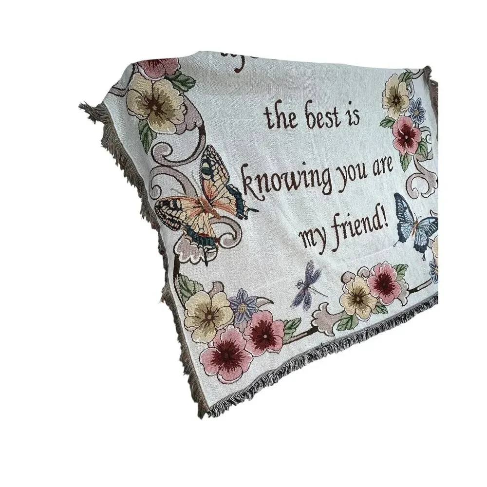Blanket friendship tapestry